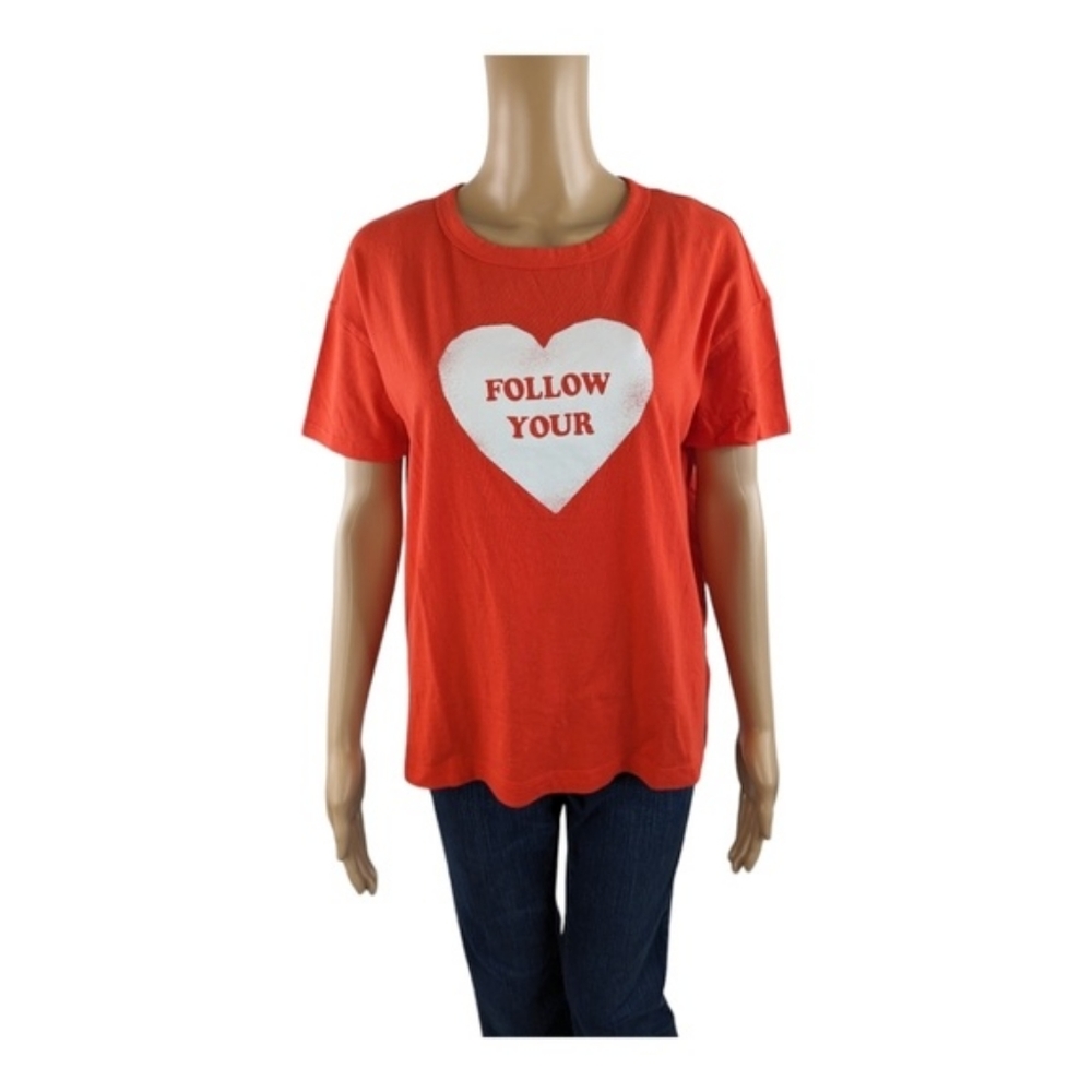 Old Navy Follow Your Heart Graphic T-Shirt S